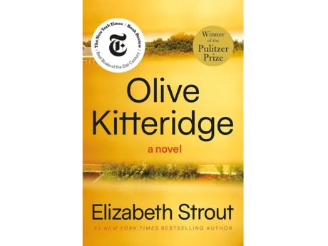 Book cover- Text Reads: "Olive Kitteridge: a novel" Elizabeth Strout