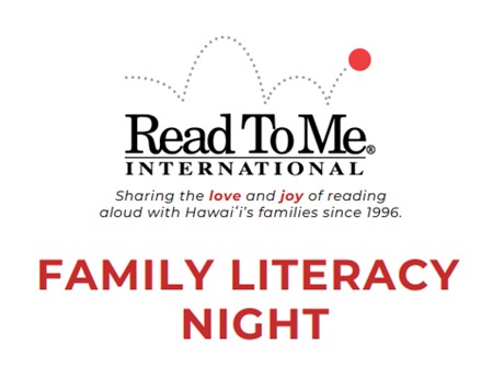 Family Literacy Night, a partnership with Read to Me International