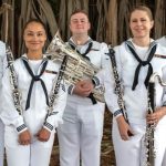 5 members of the woodwind quintet band