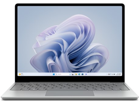 laptop with microsoft image