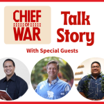Graphic reads "Chief of War Talk Story with Special Guests"