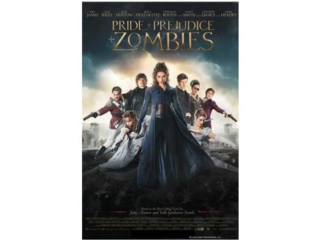 Poster for Pride and Prejudice and Zombies movie