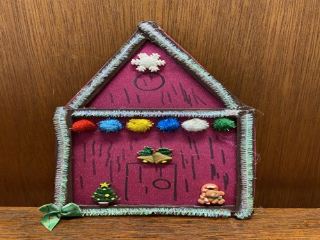 Gingerbread craft stick craft