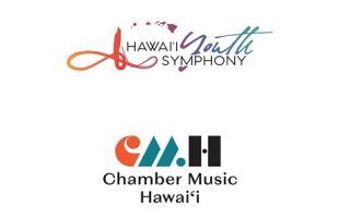 Hawaii Youth Symphony and Chamber Music Hawaii logos