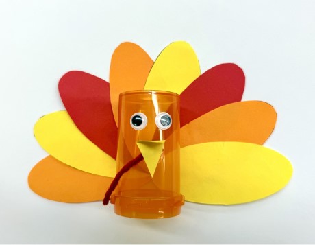 Pill Bottle Turkey Craft