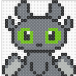 toothless fused bead