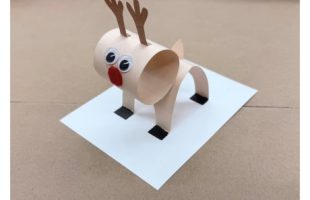 Paper Reindeer Craft