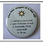 green button with text