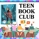 Teen Book Club logo featuring cover art for Dash & Lily's Book of Dares