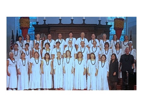 Color group photo of Voices of Aloha community choir