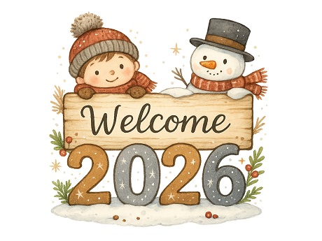 2026 New Years Image - Kids