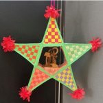 A traditional star-shaped Filipino Parol