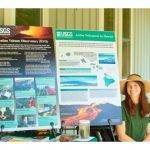 Katie Mulliken at an outreach event in Volcano Village in 2024.