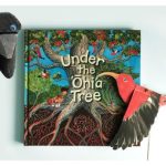 picture book and bird puppets