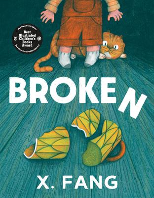 Broken book cover