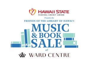 Friends of the Library of Hawai‘i's Music and Book Sale logo