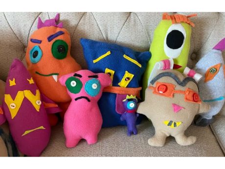 Family Craft Time: Felt Monster Plushy