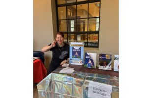 elisabeth watanabe author with her two books