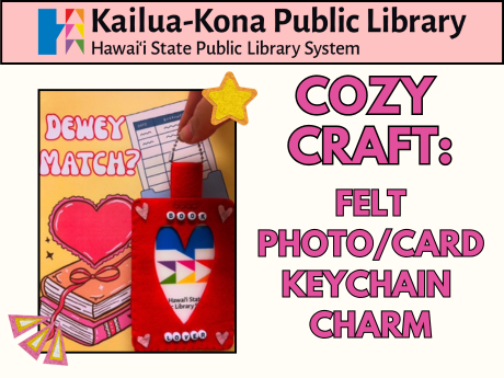 Cozy Craft Felt Photo/Card Keychain Charm