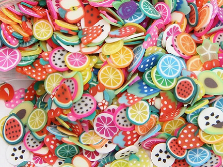 Fimo fruit slices
