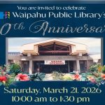 30th anniversary Waipahu Library