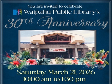 30th anniversary Waipahu Library