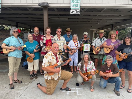 Photo of ʻUkulele group called Ocean View ʻUkulele Kanikapila