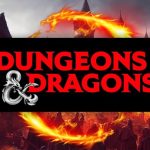 dungeons & dragons with decorative flames