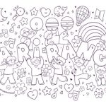 arirang coloring sheet by instagram artist dontworrymochi