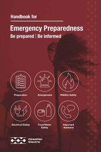 Handbook for Emergency Preparedness by HECO cover