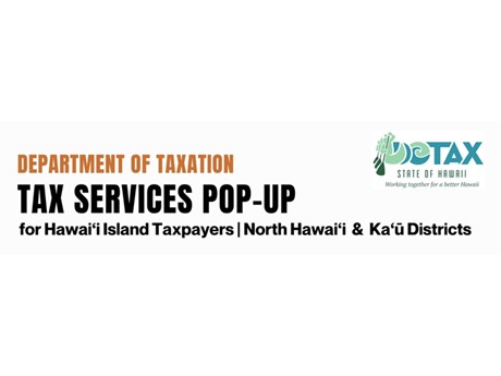 Department of Taxation Tax Services Pop-Up