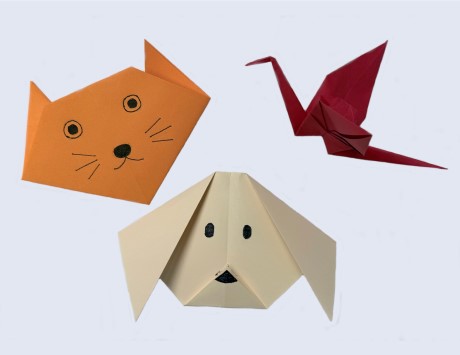 Origami Cat Dog & Crane