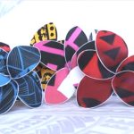 Fabric wire flowers hair accessory