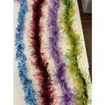 4 eyelash crochet lei
