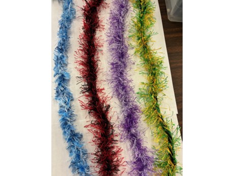 Teen Craft: Eyelash Crochet Lei Gift for Grads and Moms