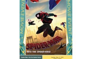 into the spider-verse movie event promo poster