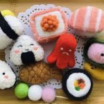 Needle-felted foods