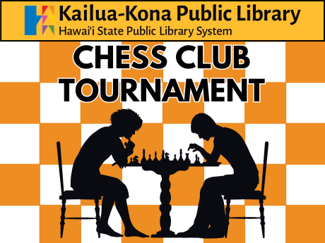 July 11 Chess Club Tournament featuring two players seated across from each other at a chess board
