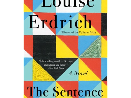 The Sentence book cover geometric squares of color