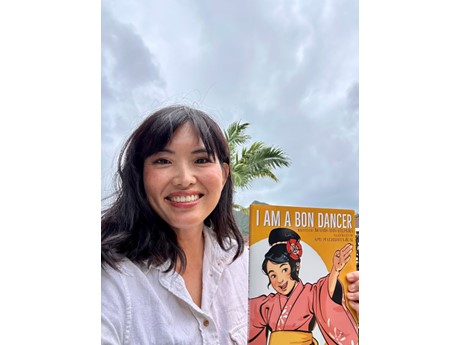 author brandi uyemura with I am a bon dancer book