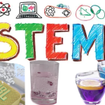 STEM wit h decorations and dancing sprinkles, craisins, and butterfly pea tea experiments