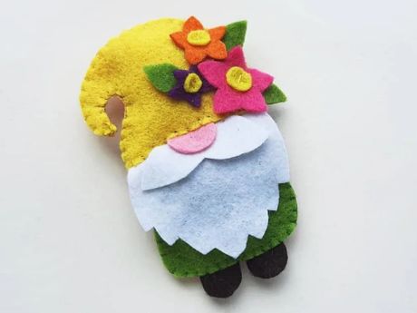 Felt Garden Gnome