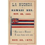 30th anniversary flier commemorating the La kuokoa celebration