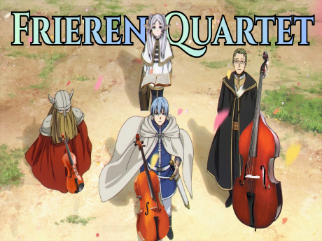 Frieren characters portrayed as musicians