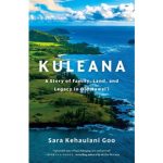 Cover of Kuleana book, with ocean and a green Hawaiian coastline.