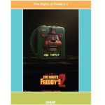 Movie poster of Five Nights at Freddy's 2. Picture of a toy with the iconic bear on top of the toy and text saying "You there?"