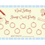 goal setting stamp card party