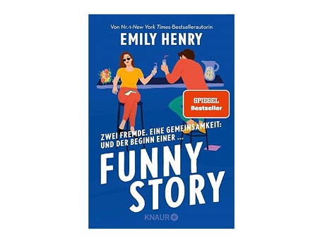 Color image of front cover of the novel Funny Story by Emilly Henry